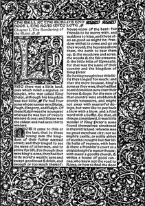 Voorpagina van Hoofdstuk I, uit The Well at World